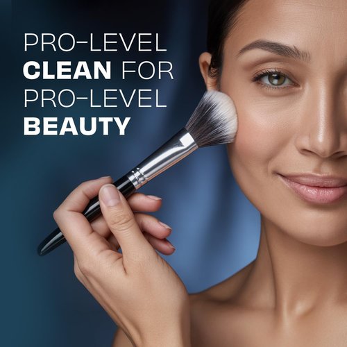 Original Makeup Brush Cleaner - Quick-Drying Rinse-Free Formula for Professional Brush Care - 16 oz