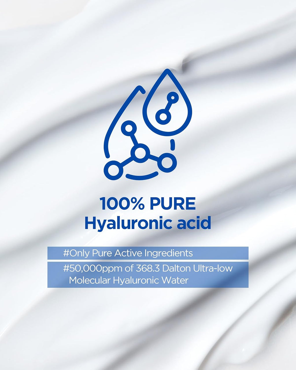 WELLAGE Real Hyaluronic Mucin Cream - Hydrating Daily Face Gel Moisturizer with Snail Mucin - 1.69oz