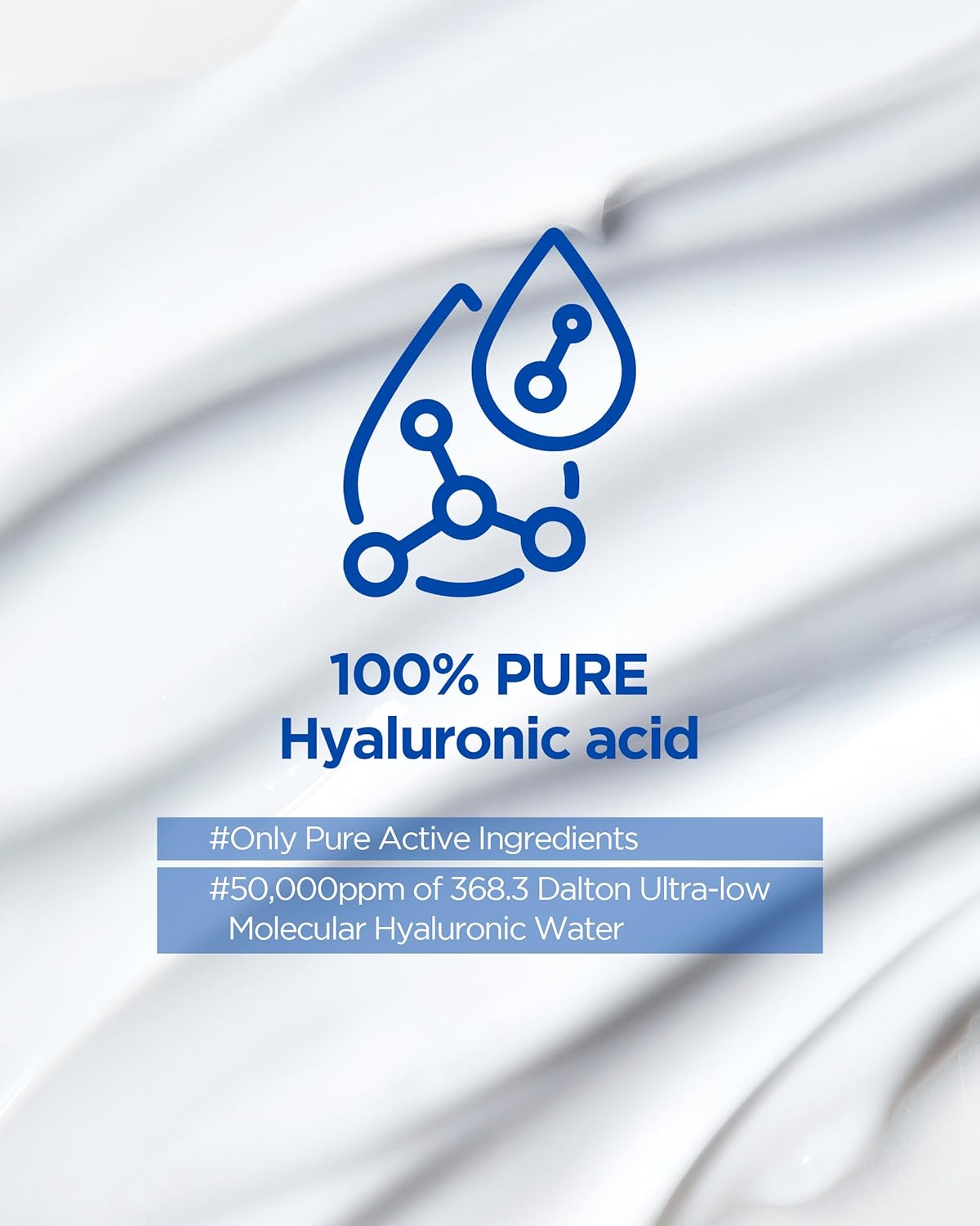 WELLAGE Real Hyaluronic Mucin Cream - Hydrating Daily Face Gel Moisturizer with Snail Mucin - 1.69oz