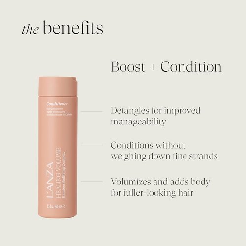 L'ANZA Healing Volume Hair Gel & Shampoo Set - Thickening, Color Safe, Anti-Frizz | Boosts Body & Fullness