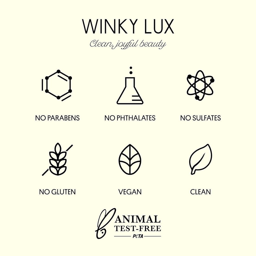 Winky Lux Hydrogel Eye Patches - Cooling Treatment for Puffiness & Dark Circles, Infused with Caffeine & Vitamin C