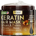 **Keratin Hair Mask - Deep Conditioner for Dry, Damaged Hair | Protein, Coconut & Avocado Oil Treatment**