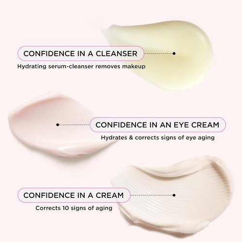 IT Cosmetics Unwrap Healthy Hydration Anti-Aging Skincare Set | 3-Pc Holiday Gift Set for Her - Full Size Moisturizer, Cleanser & Eye Cream