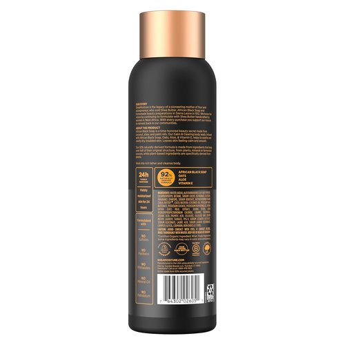 SheaMoisture African Black Soap Body Wash - Calm & Clear Formula for 24-Hour Moisture | 18 Oz