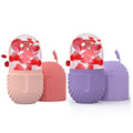 Joyeee 2Pcs Ice Face Roller, Reusable Silicone Mold Face Massage Eye Facial Beauty Skin Care Tools Apply Ice for Shrink Pores Anti Wrinkle Reduce Puffiness Improve Skin Elasticity, Seashell