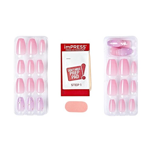 imPRESS Design Press On Nails - Moonlit | Stunning, Easy-to-Apply Nail Art for Effortless Glam