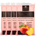 Paraffin Wax Refills 4lb by FLEUR DE SPA – Made in USA – Infused with Coconut & Jojoba Oils – Moisturizing, Hydrating & Soothing for Hands, Feet & Body – Spa & Home Use (4lb box, Peach)
