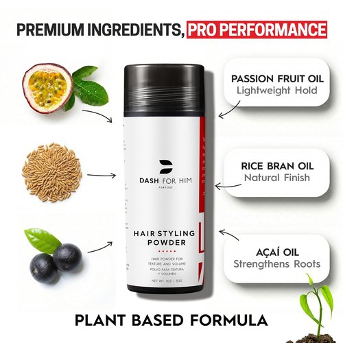 Skiennix Hair Powder for Men - Lightweight Texturizing & Volumizing Root Lifter, Matte Finish, 1 oz (30g)