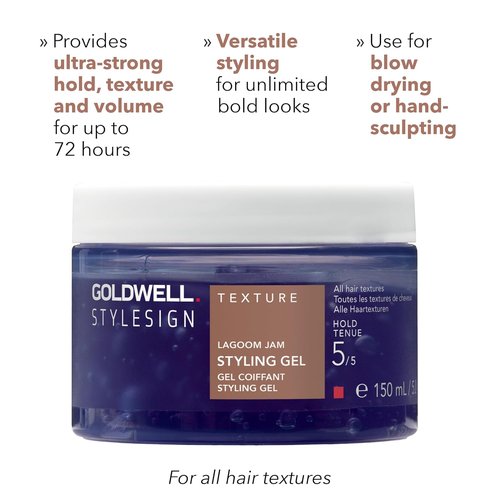 Goldwell StyleSign Lagoom Jam - Flexible Styling Gel for All Hair Types | 5.1 oz