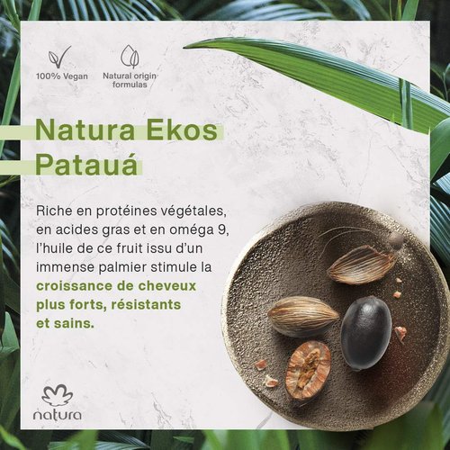 natura - Ekos Patauá Strengthening Conditioner - Repair & Renew Hair - Fortify Roots & Strands - Protein Rich - Vegan Hair Care - Brazilian Beauty Secrets - Personal & Self Care - 10.1 fl oz (300ml)