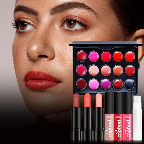 Melearch Makeup Set Box, Festival Surprise Assortment Gift with Professional Makeup Products, Cosmetics Set Party Favors for Women Girls Teenager, Vegan & Cruelty-Free, Set E