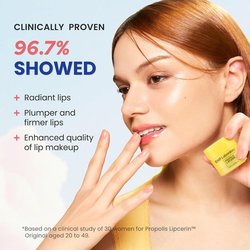 CNP Honey Lip Butter Mini Set - Hydrating Propolis Lip Balm & Mask | 4 Flavors, Travel-Size, 12hrs Moisture