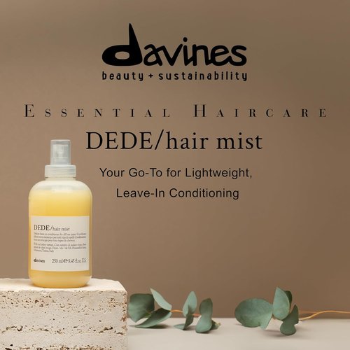 Davines DEDE Hair Mist - Lightweight Leave-In Conditioner for All Hair Types | Detangles & Moisturizes, 8.45 Fl Oz