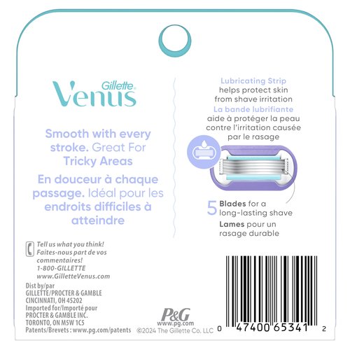 Gillette Venus Extra Smooth Swirl Women's Razor Blade Refills - 4 Count