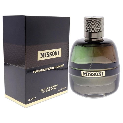 Missoni Pour Homme Men’s EDP Spray - 3.4 Fl Oz | Elegant Fragrance for Modern Men