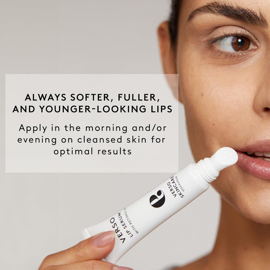 Verso Lip Serum - Hydrating Formula for Soft, Plump Lips | 0.5 Fl Oz