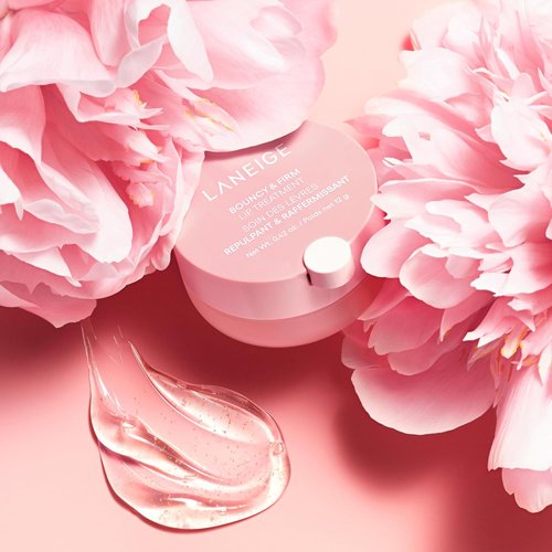 LANEIGE Bouncy & Firm Lip Treatment - Plumping Lip Care with Peony, Collagen, & 5D Hyaluronic Acid