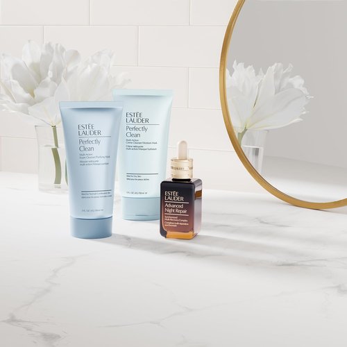 Estée Lauder Perfectly Clean Foaming Face Wash & Purifying Mask - 5.0 fl oz | Deep Cleanse & Refresh