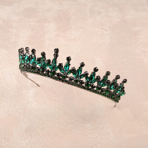 LIMELIA Women's Tiara - Pink Glitter Hair Accessory for Bridal, Birthday, Prom, Pageant, Halloween, and Party Events | Pedro Design