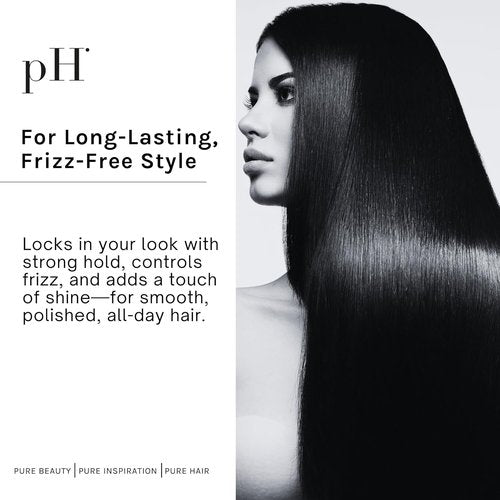 pH PURE HAIR Extra Hold Hairspray - Strong Anti-Frizz & Humidity-Resistant Formula - 10.1 oz