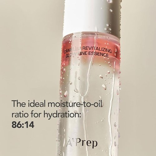 A'Prep Camellia Revitalizing Glow Essence - Hydrating Facial Spray Serum with Niacinamide & Hyaluronic Acid | 80ml Korean Face Mist