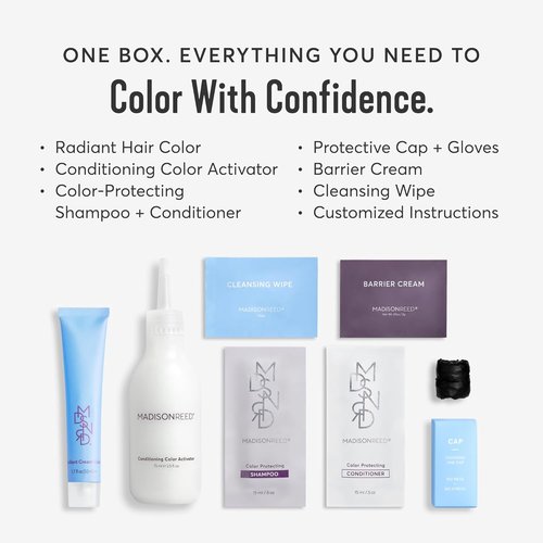 Madison Reed Radiant Hair Color Kit - 10NGV Light Golden Blonde | Dimensional Gray Blending, PPD-Free & Ammonia-Free