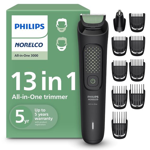 Philips Norelco Trimmer MG3919/50 - 13-in-1 Beard Styler & Hair Clipper with 9 Length Settings