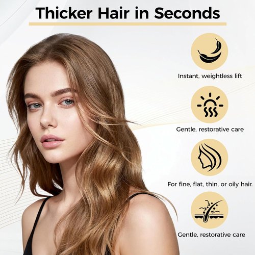 Skiennix Hair Thickening Texture Spray - Volume Texturizing Spray for Fine Hair | 8.5 oz, Organic Ingredients