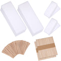 Yaomiao 400 Pieces Wax Strips Kit - Non-Woven Strips with Applicator for Body and Facial Hair Removal