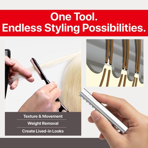 Feather Styling Razor Standard Blades - Professional Hair Cutting Blades for Styling, Shaping, Feathering & Thinning - Stainless Steel Single Edge Guarded Blade - Made in Japan - Refill Pack - 30 Ct