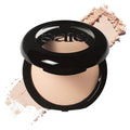 Saie Slip Tint Baked Setting Powder - Translucent Face Makeup for Natural Radiance - Light to Medium (0.24 oz)