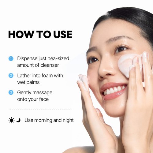 ROUND LAB 1025 Dokdo Cleanser 10.14 Fl Oz, Low pH Facial Cleanser for Sensitive Skin, Rich Soft Bubbles for Deep Cleansing and Makeup Removal, Hydrating Face Wash with Deep Sea Water, Korean Skin Care