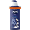 NIVEA MEN Maximum Hydration Body Lotion - 48-Hour Moisture for Dry Skin | Aloe Vera, 16.9 Fl Oz