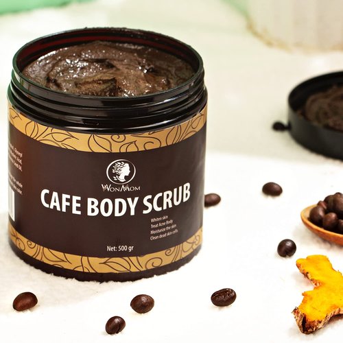 Skiennix Coffee Body Scrub - Exfoliating & Revitalizing | 17.6 oz Made in Vietnam