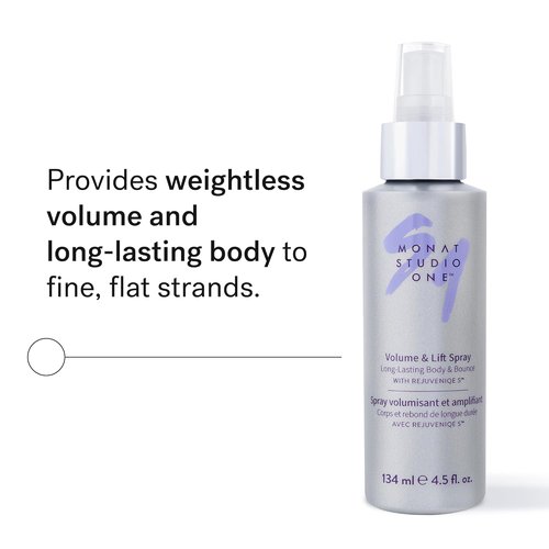 MONAT Studio One Root Boosting Volumizing Spray - Salon-Quality Hair Plumping for Maximum Volume