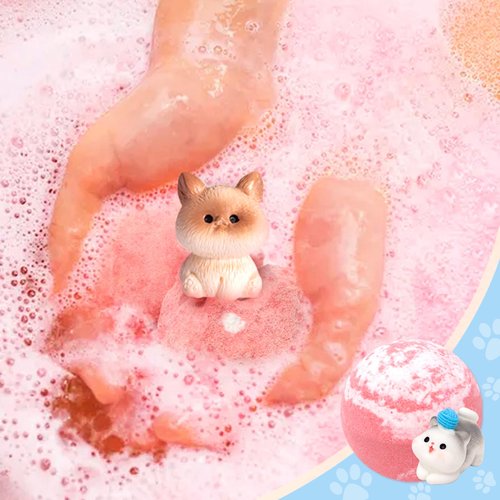 Bath Bombs for Kids with Surprise Inside Kids Bath Bombs with Toys for Boys Girls Handmade Fizzy Balls Bubble Bath Bomb Gift Set for Christmas New Year
