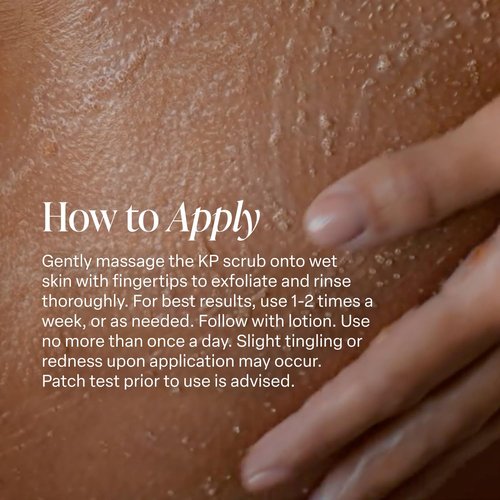 Saltair KP Body Scrub - 10% Glycolic Acid Exfoliator with Volcanic Sand | Fragrance-Free, 10oz for Smooth Skin