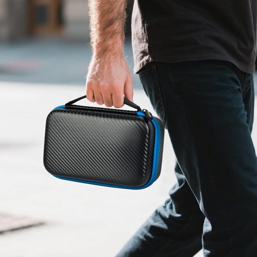 Casmilee Beard Trimmer Case for Braun Electric Shaver Series 5 5150cs/ 5118s for Men, Razor Holder for Foil Shaver, Body Groomer, Charging Stand & 5 Combs, Cutter Head Bag (Box Only)