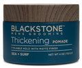 Blackstone Men's Grooming Hair Thickening Pomade - Pliable Hold & Matte Finish | Sea + Surf Scent (4 Oz)