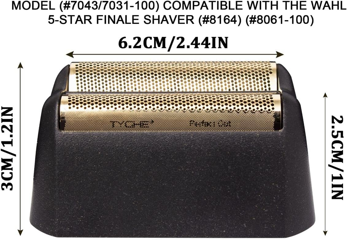 Wahl 5 Star Series Finale Shaver Replacement Foil & Cutter Assembly - Super Close Gold | 2 Pcs Set