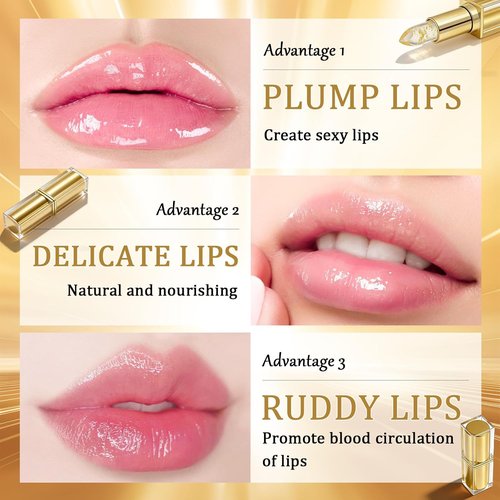 PH Adjusting Lipstick for Mature Women - Color Changing, Transfer Proof & Long-Lasting Glossy Shine (2 Pcs)