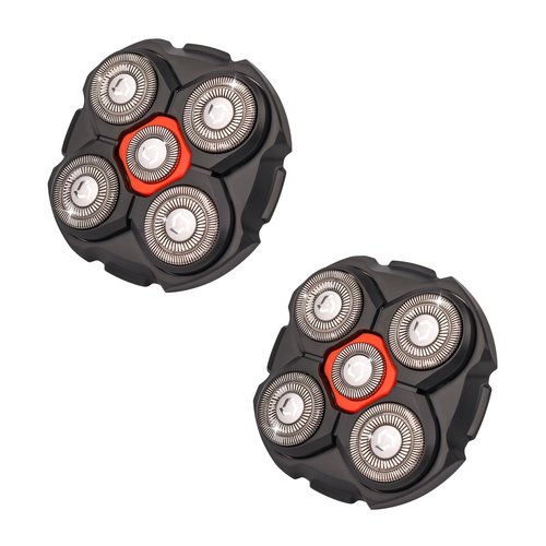 Shaver Replacement Heads Compatible with Microtouch Titanium Head Shaver, for Bald Men Electric Shaver Replacement Heads,2 Pack