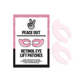PEACE OUT Retinol Eye Lift Patches, 360° Biocellulose Eye Mask with Encapsulated Retinol & Peptides, Firming and Smoothing Eye Patches for Fine Lines, Wrinkles, 5 Pairs