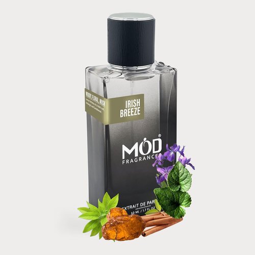 Irish Breeze Perfume For Men - Long-Lasting Woody Floral Musk Fragrance | Extrait De Parfum 50ml