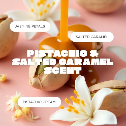 Cake Beauty Hair & Body Mist - Pistachio & Salted Caramel Scent - Nourishing Vitamin E & Argan Oil - 6.8 Fl Oz / 200 mL