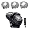 Gleway SH50 Replacement Heads - Compatible with Philips Series 5000 Shaver | 3 Pcs with Cleaning Brush
