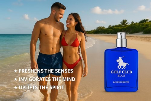 Skiennix Men's Perfume - Elegant Sports Fragrance Eau de Toilette in Blue Glass Bottle | Long-Lasting 100ml