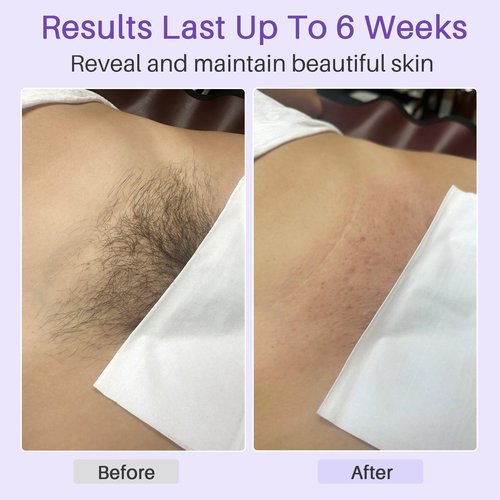 BLITZWAX Wax Kits with 120pcs Wooden Sticks for Hard Wax Hair Removal, Eyebrow Large and Small Applicators for Face, Body, and Lip, with 30 Wax Papers and Oils, Ideal for Women’s At-Home Waxing