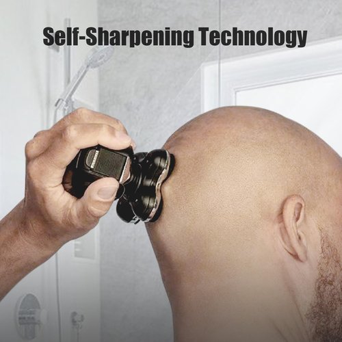 BOEEA 3 Pack Blades Refills Compatible with Freebird Shaver, 5 Blades Shaver Replacement Head for Bald Men, Electric Razor Replacement Heads for Freedom Grooming with 3 Cleaning Brush