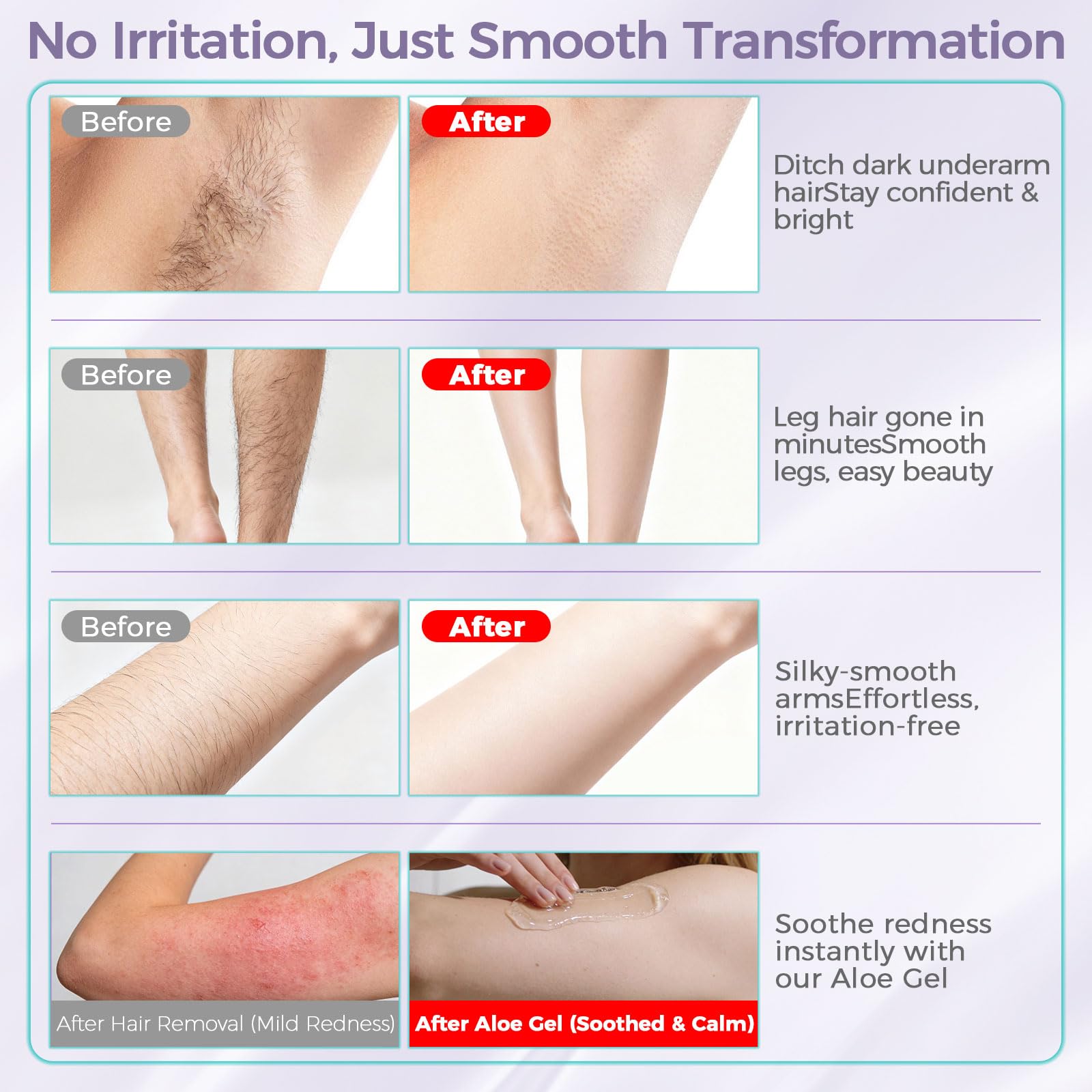 Watofun Body Hair Removal Cream for Women with Aloe Gel for Sensitive Skin, 5 Min Painless Depilatory Cream for Arms, Underarms, Legs, Chest& Bikini Line, hair remover for women 2-in-1 Kit, 6.35 Fl Oz